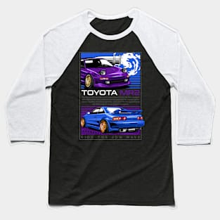 Toyota MR2 Ride The JDM Wave Baseball T-Shirt